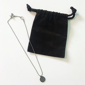 Michael Kors Pavé Stone Pendant Necklace